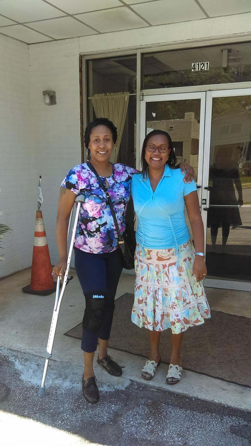 Injured at drive through